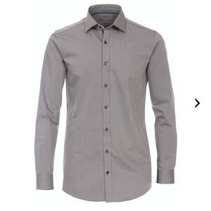 VENTI HYPERFLEX DRESS SHIRT GREY, Sz 42 (L)
